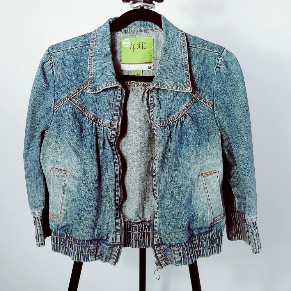 Split Denim jacket - Picture 4 of 5